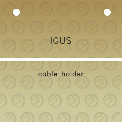 igus-cable-holder