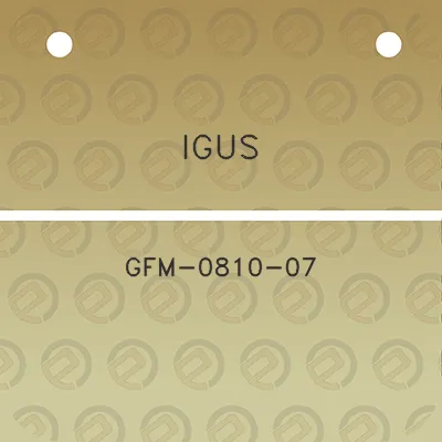 igus-gfm-0810-07