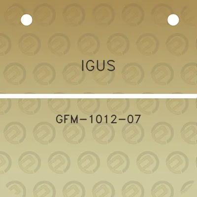 igus-gfm-1012-07