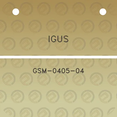 igus-gsm-0405-04