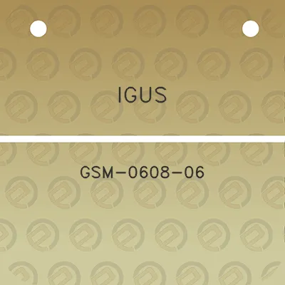 igus-gsm-0608-06