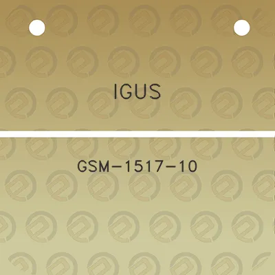 igus-gsm-1517-10