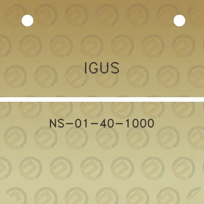 igus-ns-01-40-1000