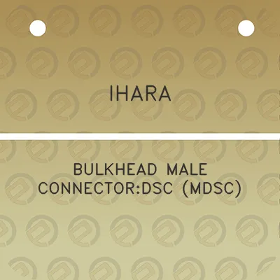 ihara-bulkhead-male-connectordsc-mdsc