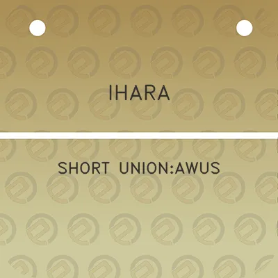 ihara-short-unionawus