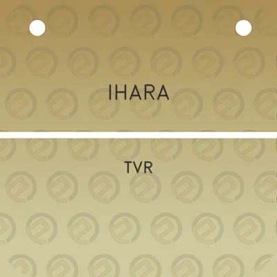 ihara-tvr