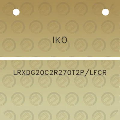 iko-lrxdg20c2r270t2plfcr