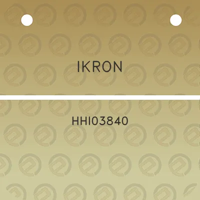 ikron-hhi03840