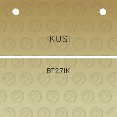 ikusi-bt27ik