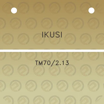 ikusi-tm70-213