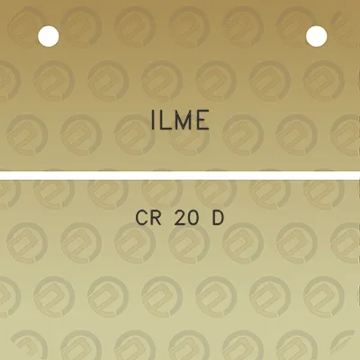 ilme-cr-20-d