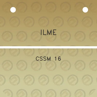 ilme-cssm-16