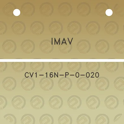 imav-cv1-16n-p-0-020