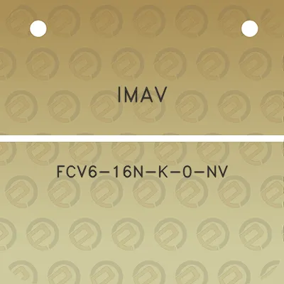 imav-fcv6-16n-k-0-nv