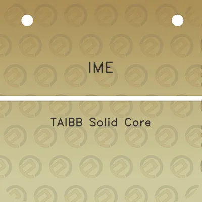 ime-taibb-solid-core