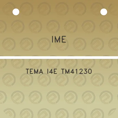 ime-tema-i4e-tm41230