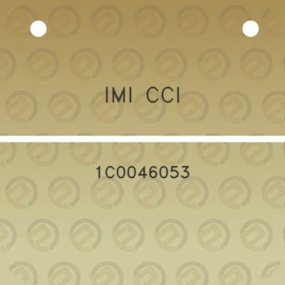 imi-cci-1c0046053