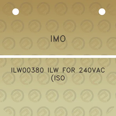 imo-ilw00380-ilw-for-240vac-iso