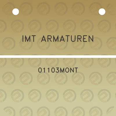 imt-armaturen-01103mont