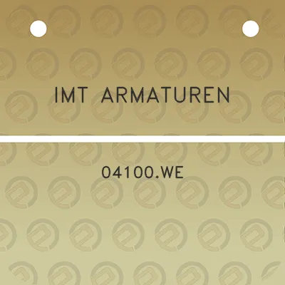 imt-armaturen-04100we