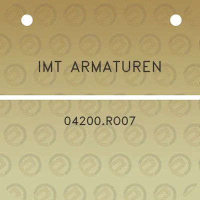 imt-armaturen-04200ro07