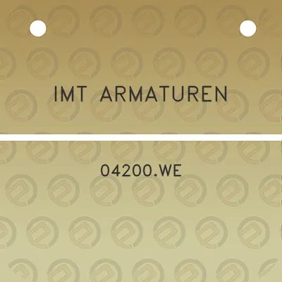 imt-armaturen-04200we