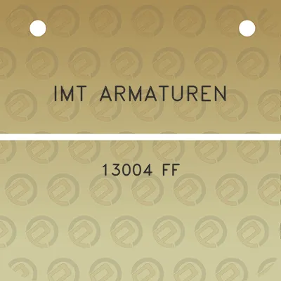 imt-armaturen-13004-ff