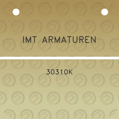 imt-armaturen-30310k