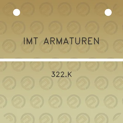 imt-armaturen-322k