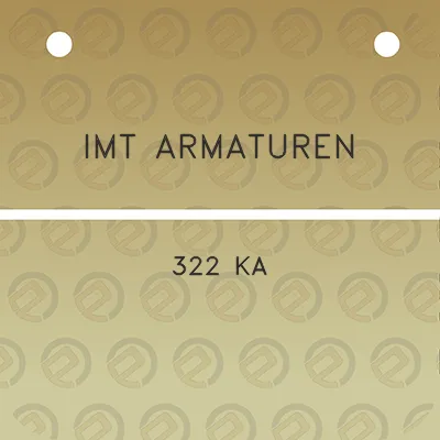 imt-armaturen-322-ka