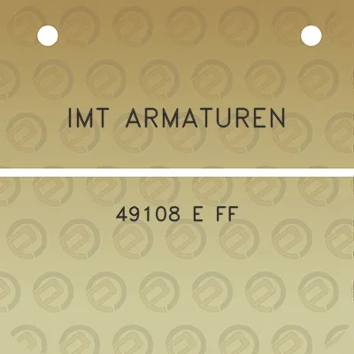 imt-armaturen-49108-e-ff