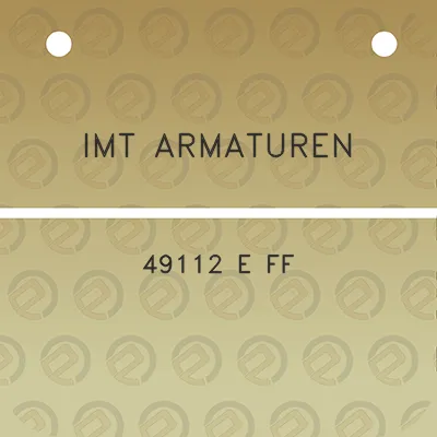 imt-armaturen-49112-e-ff