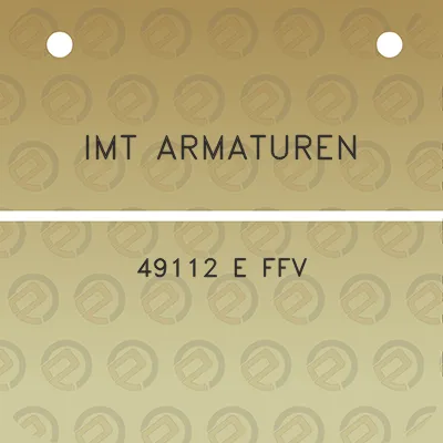 imt-armaturen-49112-e-ffv