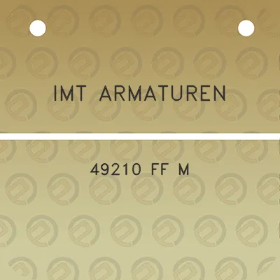 imt-armaturen-49210-ff-m