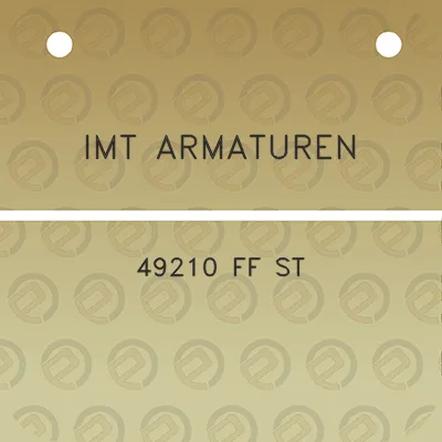 imt-armaturen-49210-ff-st