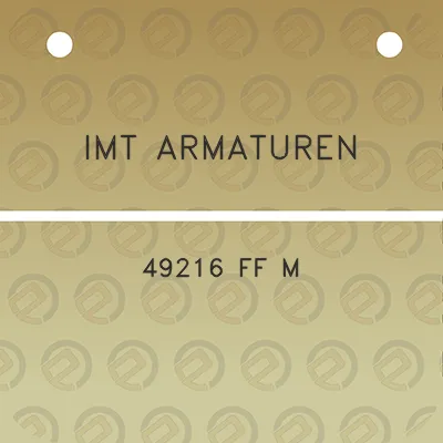 imt-armaturen-49216-ff-m