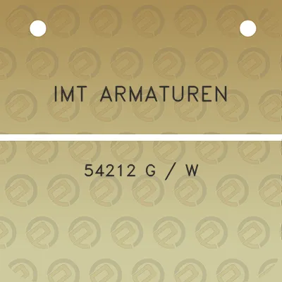 imt-armaturen-54212-g-w