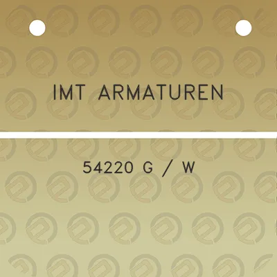 imt-armaturen-54220-g-w