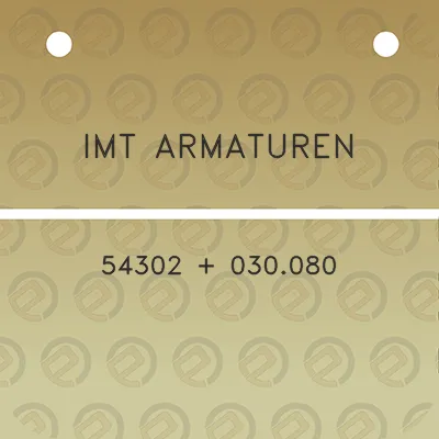 imt-armaturen-54302-030080