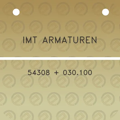 imt-armaturen-54308-030100