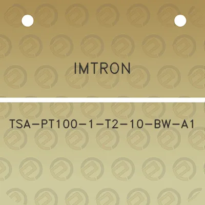 imtron-tsa-pt100-1-t2-10-bw-a1