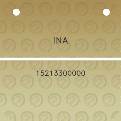 ina-15213300000