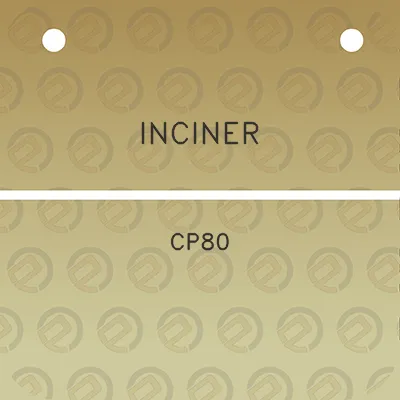 inciner-cp80