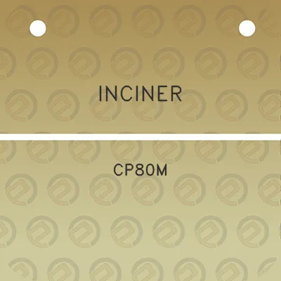 inciner-cp80m