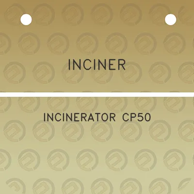 inciner-incinerator-cp50