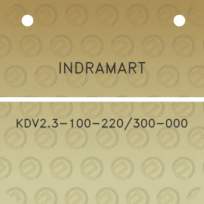 indramart-kdv23-100-220300-000