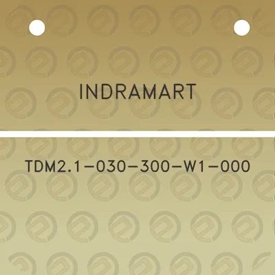 indramart-tdm21-030-300-w1-000