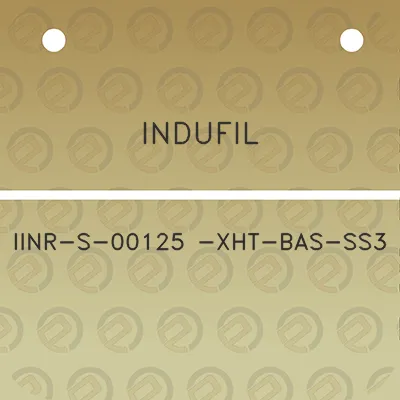 indufil-iinr-s-00125-xht-bas-ss3