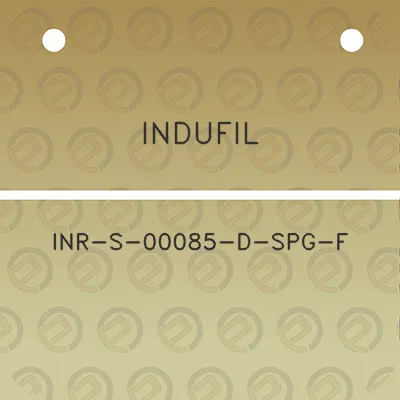 indufil-inr-s-00085-d-spg-f