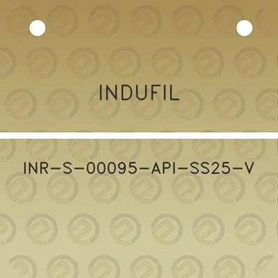 indufil-inr-s-00095-api-ss25-v